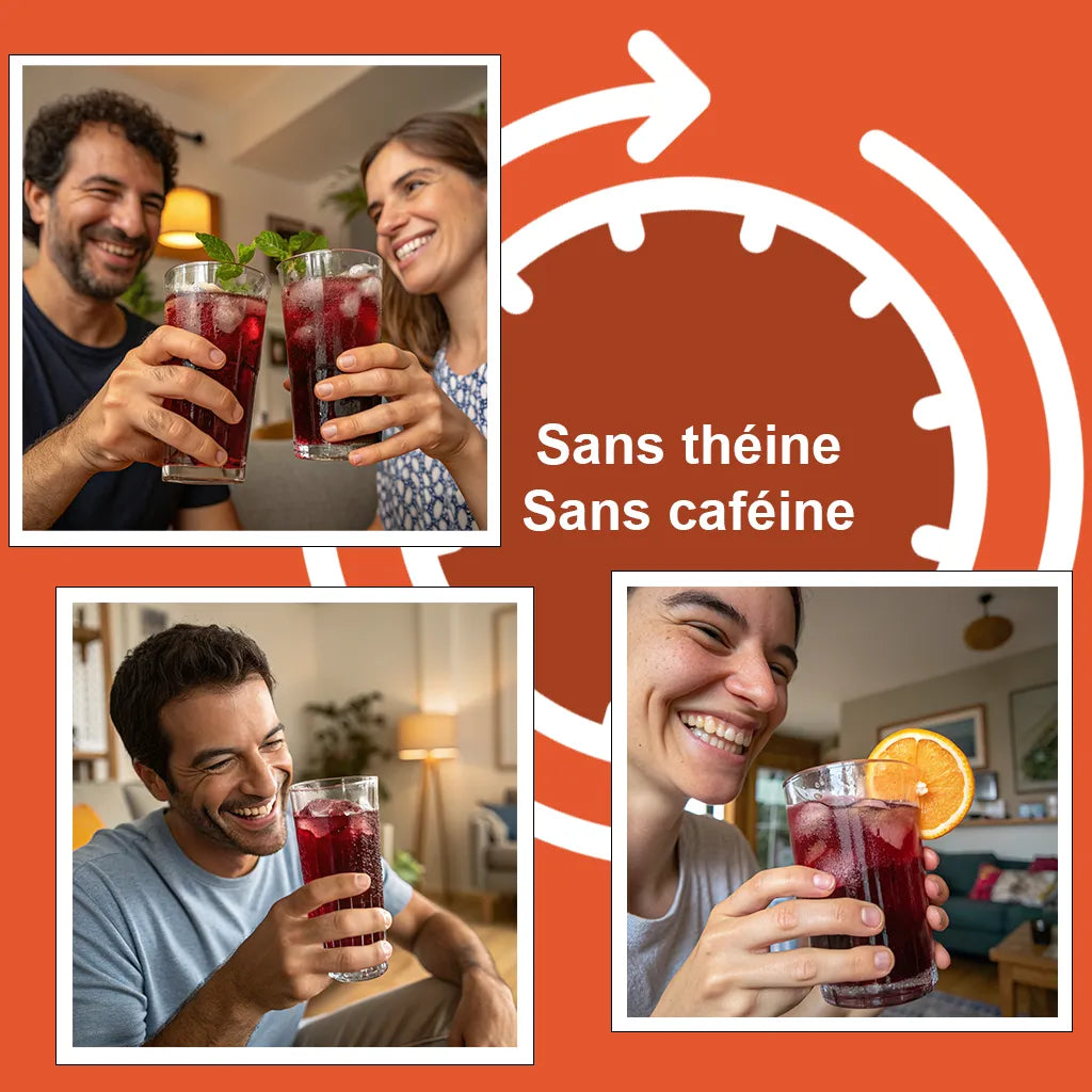 Bissap pur Hibiscus - Boisson bien-être Antioxydants