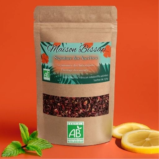 BISSAP PUR HIBISCUS BIO,  Infusion Antioxydante d'Exception