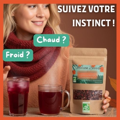 Bissap pur Hibiscus - Boisson bien-être Antioxydants