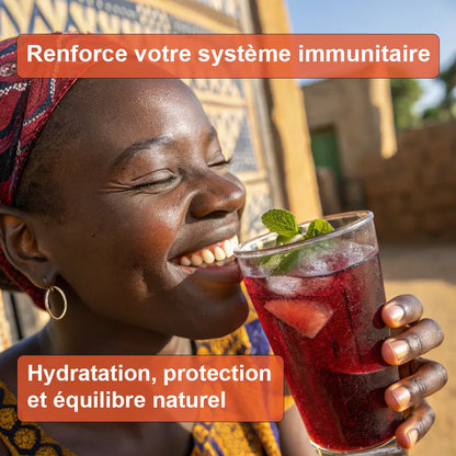 Bissap pur Hibiscus - Boisson bien-être Antioxydants