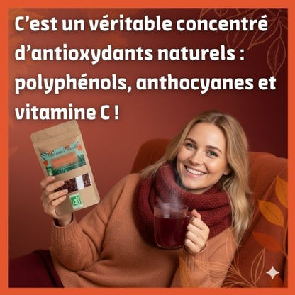 Bissap pur Hibiscus - Boisson bien-être Antioxydants
